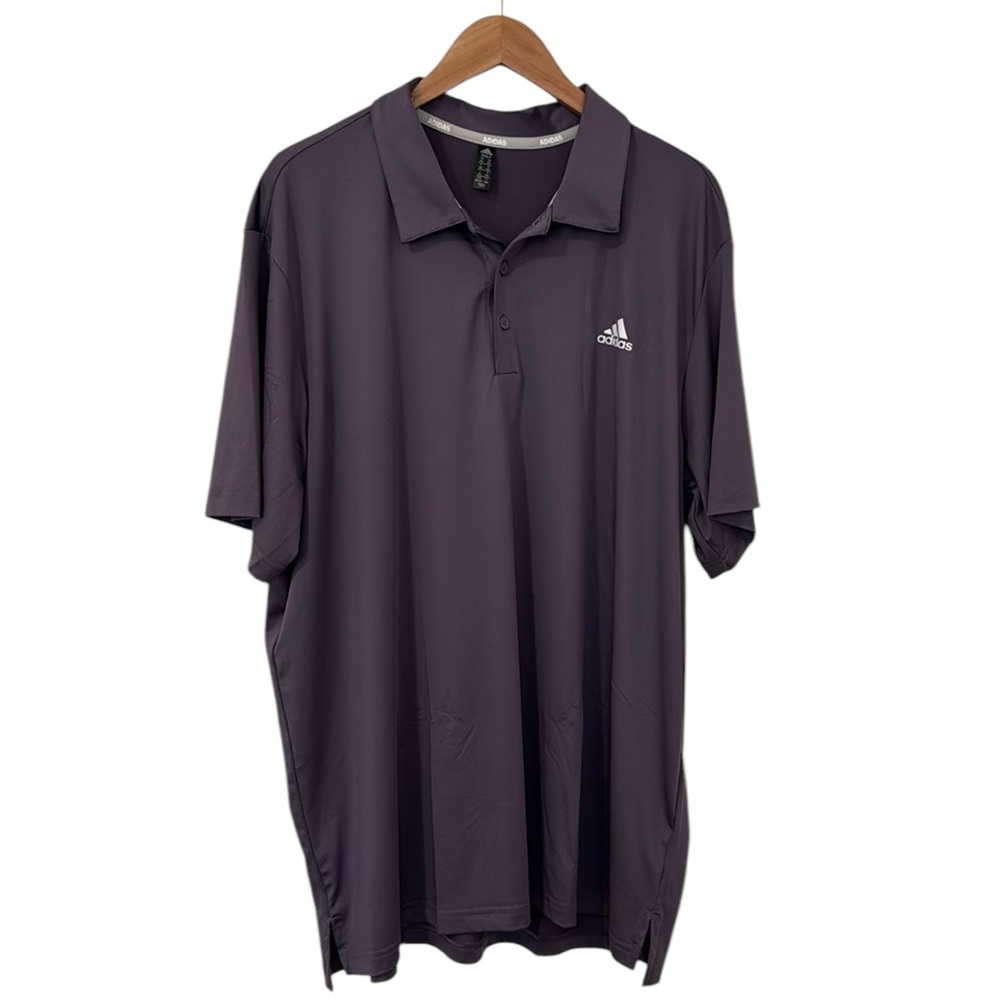 NEW Men’s Adidas Polo P/S ULT Solid Shadow Violet 2XL